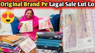 Original Brand Pe Lagai Sale😍Lawn New Collection OMG| Zoha Beauty Vlog 
