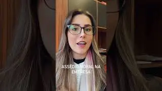 Descubra se voc&ecirc; est&aacute; sofrendo ass&eacute;dio moral na empresa! #direito #trabalhador #assedio