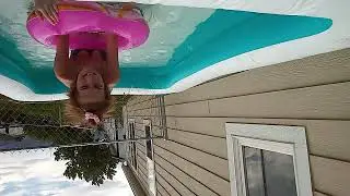 hanging out in the pool