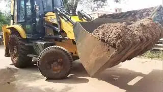 JCB DOZER 3DX WORKING ROAD STUNT / JCB WORK / KARTI VIEW'S  #Jcbstunts #Jcb