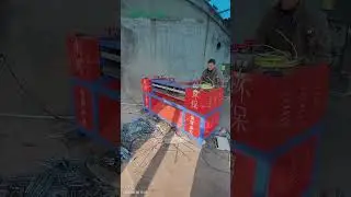 Copper Aluminum AC Radiator Separator Machine #shorts #scrap