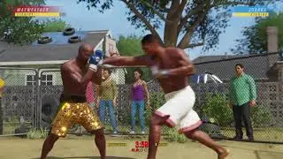 Floyd Mayweather vs Anthony Joshua UFC 4 Backyard Fight (AI)