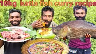  Katla Fish Recipe #apnadesicooking #fishrecipe #katlafishcatching #katlafishcurry 