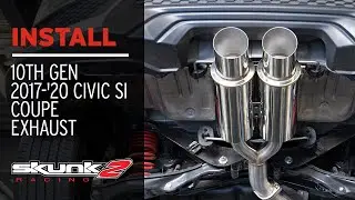 Installing our 10th Gen Civic Si MegaPower Double Barrel Exhaust!