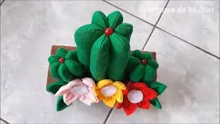 CACTOS FAMÍLIA DE FUXICOS PESO DE PORTA