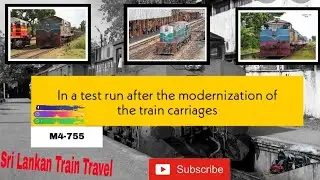 M4- 755 - In a test run after the modernization of the train carriages