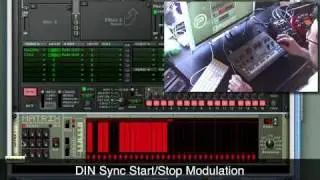 MC-202 & Reason 4.0 - Using Reason to Generate DIN Sync