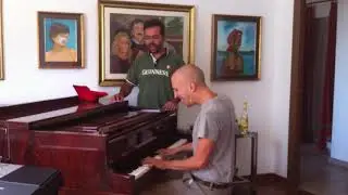 Giovanni Truppi and Antonio De Lillis - Scomparire - Live @A secret place in the middle of nowhere