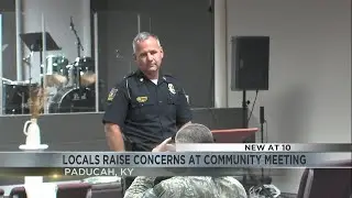 Police hold community meeting with public in Paducah