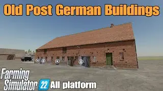 Old Post German Buildings/ FS22 mod for all platforms