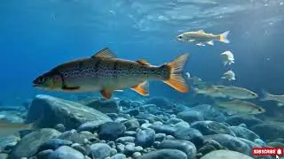 The Hidden World Beneath the River Surface | Relaxing Underwater Footage
