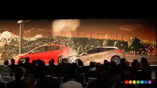 Euro NCAP / Video mapping installation by Radugadesign