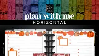 Plan with Me :: Pumpkin Everything Planner Theme :: Classic Happy Planner Horizontal Layout