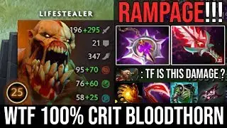 WTF 100% Crit Bloodthorn 3Hits Delete Tanky Heroes Even Pro Juggernaut Can't Beat Him - DotA 2 LS