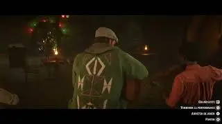 RDR2 ONLINE Christmas Song Saloon
