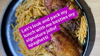 Today&rsquo;s Episode:Cooking My Signature Jollof Spaghetti for Lunch 🍝 | Quick & Delicious Nigerian Style