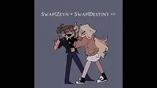 Swap!Zeyn + Swap!Destiny #art #ocartist #edit #originalcharacter #artist #oc #drawing #digitalart