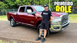 PRIMEIRO ROLE NO MEU NOVO CARRO ZERO KM 😍 RAM 3500 LONGHORN