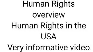 Human Rights Law||Human Rights Law in USA||Human Rights Lecture||Human Rights||Human Rights Kinds||
