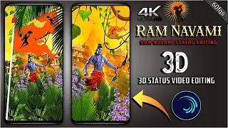 3D🚩Ram Navami Special Video Editing | Ram Navami Status Video editing Alight Motion | Xml Preset