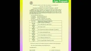LLB  sem 4 | exam time table April 2023 #exam #gujaratuniversity #llb  #shorts #jp #new
