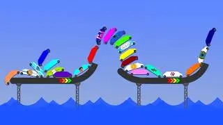 Car Racing Limo's Colours & YouTubers