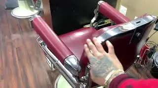 1949 Classic Belmont Barber Chair Restoration