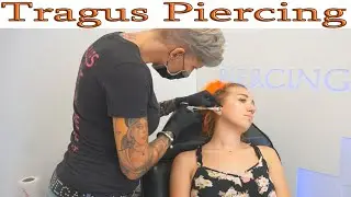 Wird es knacken? TRAGUS Piercing 💉Live beim Stechen dabei 💉PiercingVlog 💉