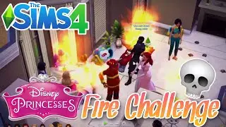 I trapped princesses with fire hazards to see who survives 🔥 in The Sims 4