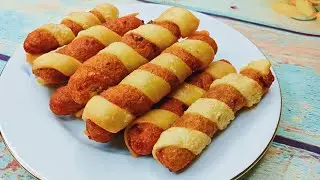 Potato Curl Rolls | Easy Potato Snacks | Easy Iftar Recipe | Crispy Potato Snacks | Corner Cooks