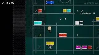 X-Drums 2.0 | DevBlog | Indie Games | Multiplayer | WinPC | Features | Sound of jumping on drums