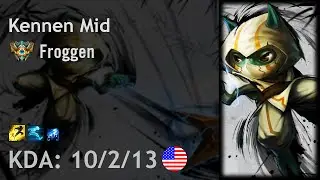 Kennen Mid vs Ryze - Froggen - NA Challenger Patch 6.18