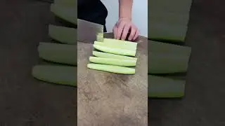 Amazing Zucchini Cutting Trick . Chinese Style . #shorts #vairalvideo #chefsufiyan
