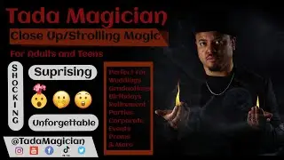 Tada Magician Close Up Strolling Magic