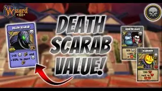Wizard101: Max Death PvP (150) Death Scarab Value!