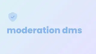 Moderation DM Messages | Mochi Bot Tutorial 2025