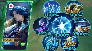NEW HERO MARCEL BROKEN SUPORT BLUE BUILD - MOBILE LEGENDS