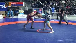 BRONZE FS - 61 kg: V. BURUKOV (UKR) v. M. AKTAS (TUR)