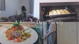 【Daily vlog】予定のない土日の過ごし方｜30代夫婦｜2ヶ月息子｜布団カバーの洗濯｜クッキー作り｜A Simple Day, Slowly |