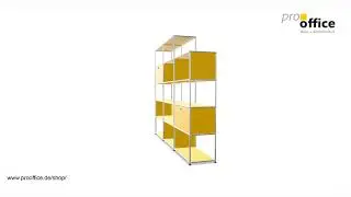USM Haller Wohnzimmer Regal - pro office Shop