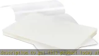 GLADTOP Thermal Laminating Sheets 30pcs Laminator Pouches (5pcs A4+ 10pcs A5+ 15pcsA6) for Photos F
