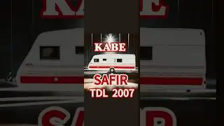KABE SAFIR TDL 2007 года - караван с душевой кабиной и двумя отдельными кроватями #kabe #karavan