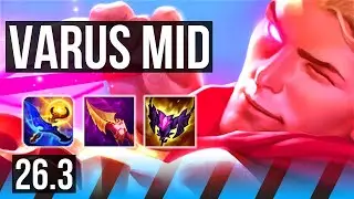 VARUS vs ZAAHEN (MID) | EUW Master | 26.3