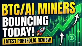 BTC/AI Miners Bouncing Today! Latest Portfolio Review! Plus More!