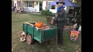 Weird Wired Hobo pumpkin trailer farmer