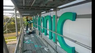 Siltronic Building Signage (7 sets)
