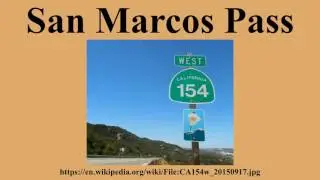 San Marcos Pass