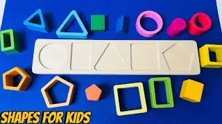 Montessori Shape Learning + Creative Pegboard Activities | Educational Toddler Video|