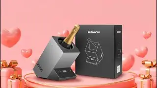 Electric portable Chiller for Wine and Champagne by Cobalance!