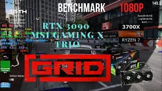 GRID (2019) RTX 3090 MSI Gaming X Trio Benchmark  Ryzen 3700x 1080p